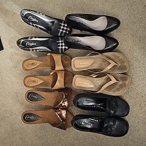 Vintage Candie's 6 pair shoe lot sizes 6-7